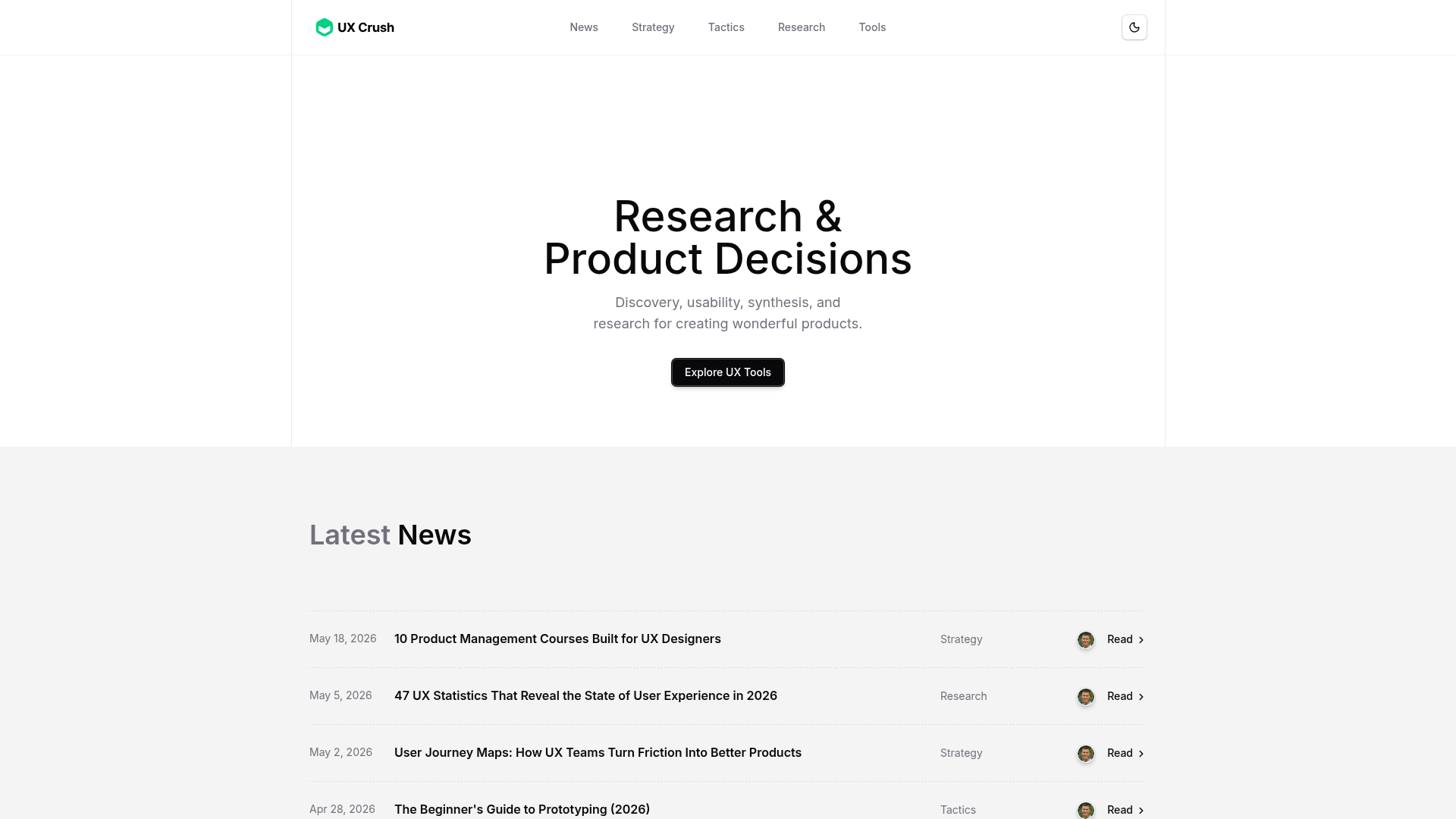 UX Crush